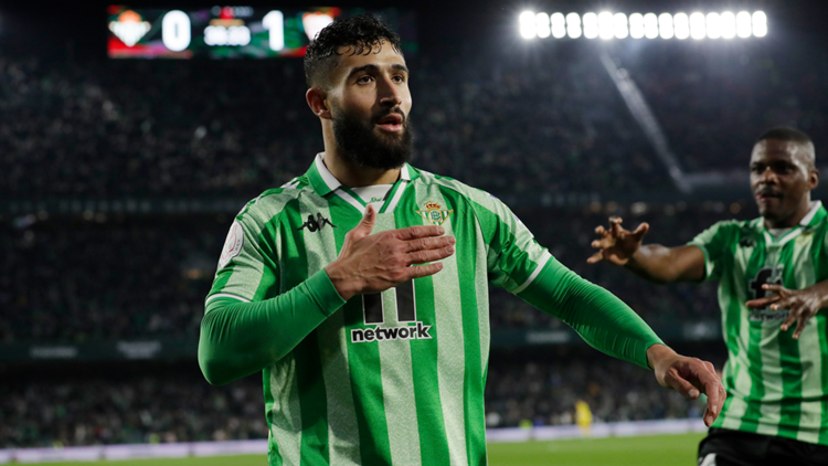 Nabil Fekir, Real Betis vs Sevilla FC, Copa del Rey 2021/2022, 15 enero 2022,