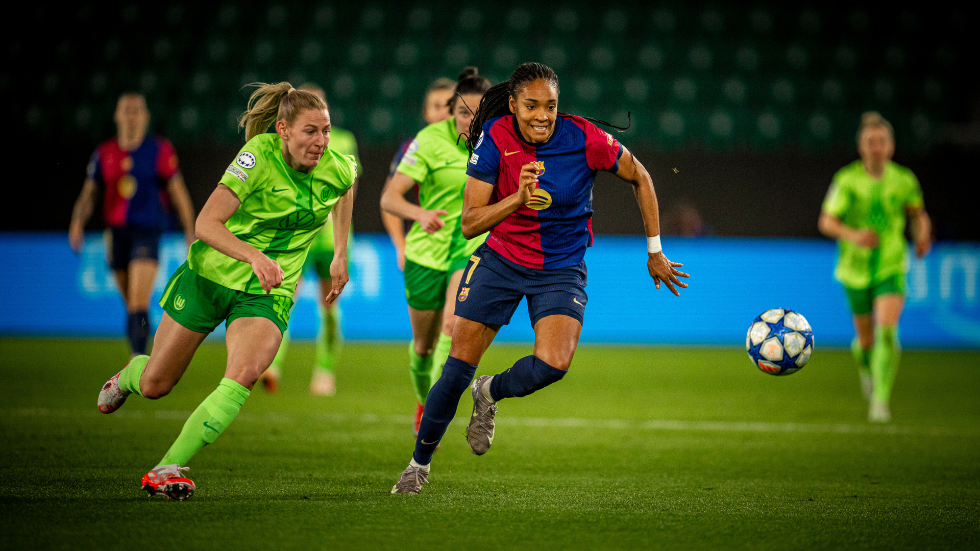 Salma Paralluelo Barcelona femenino Champions League 2025