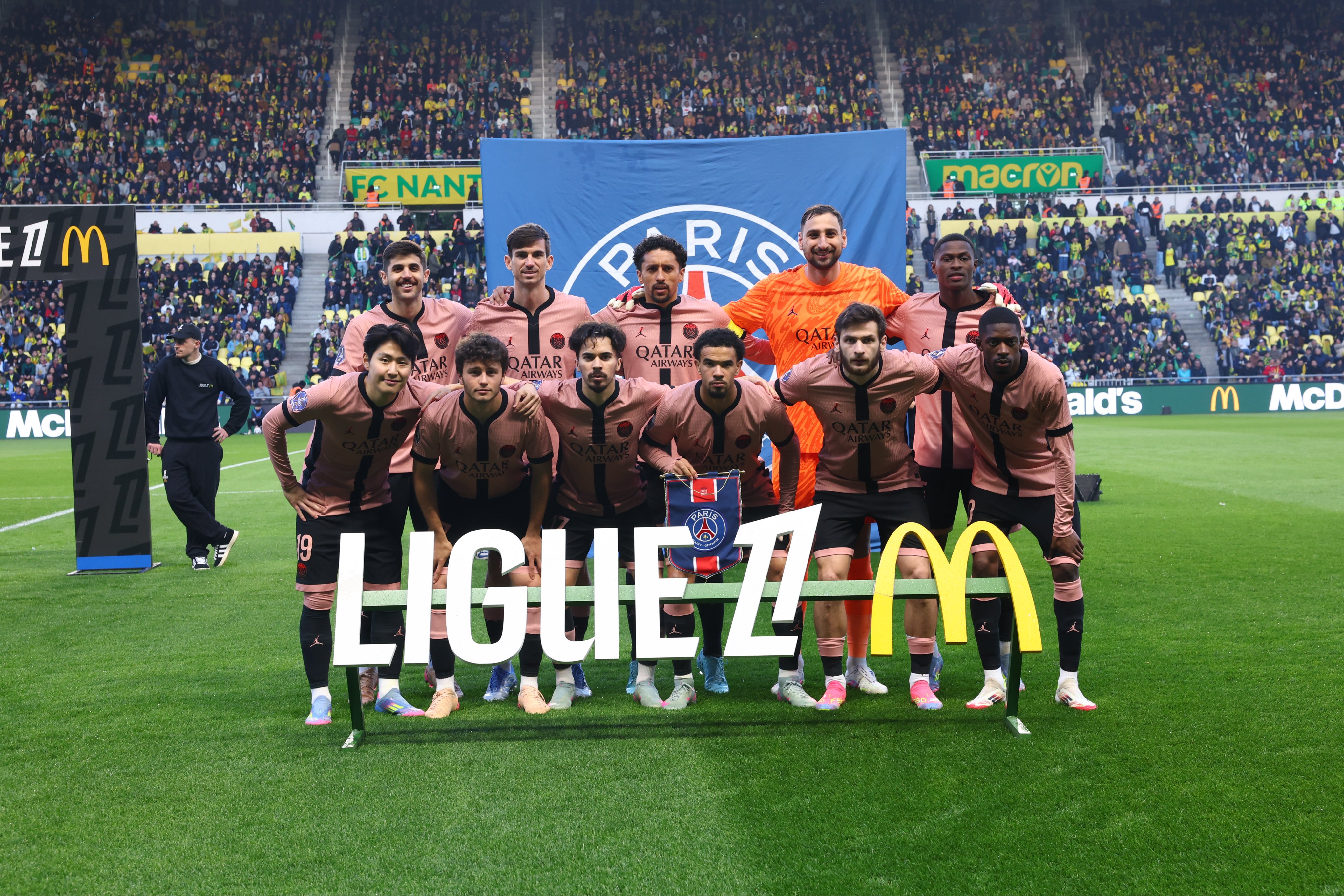 Once del PSG en Ligue 1