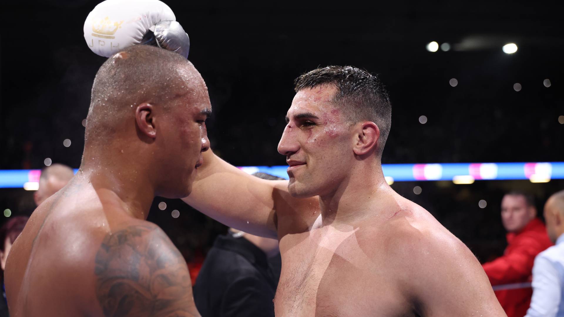 Wardley and Huni post fight_07062025