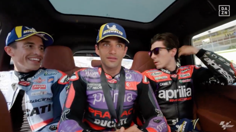 Marc Márquez, Jorge Martín y Maverick Viñales