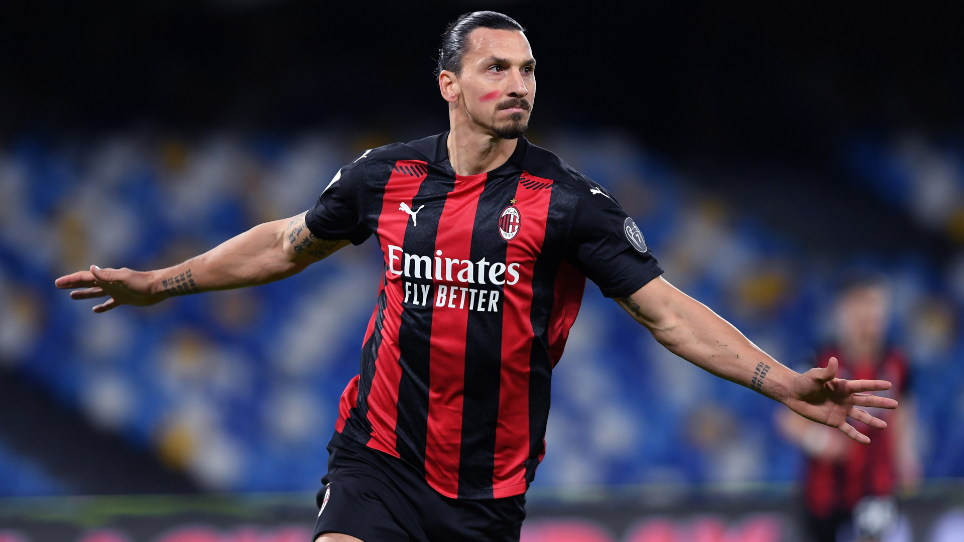 ONLY GER Zlatan Ibrahimovic AC Milan vs. Napoli 22112020