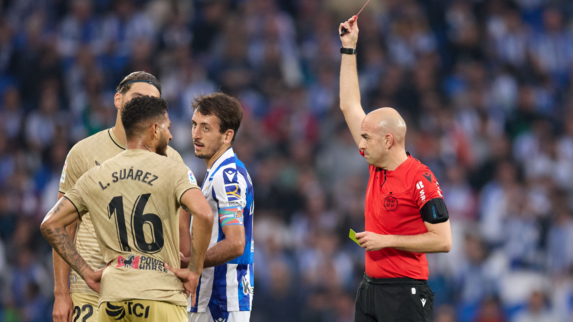 Luis Suárez, González Fuertes, Almería, Real Sociedad, LaLiga