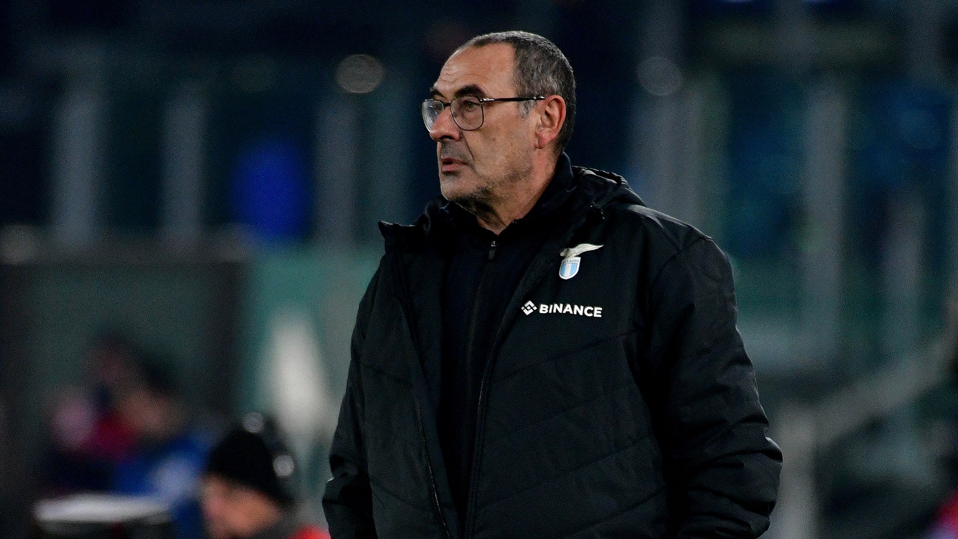 Sarri in Lazio-Milan