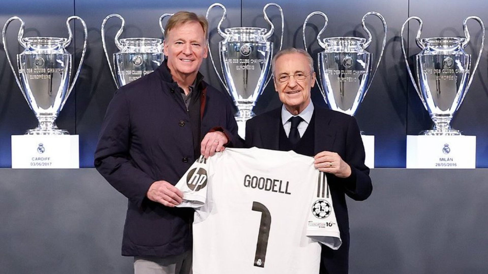 Roger Goodell, Florentino Pérez
