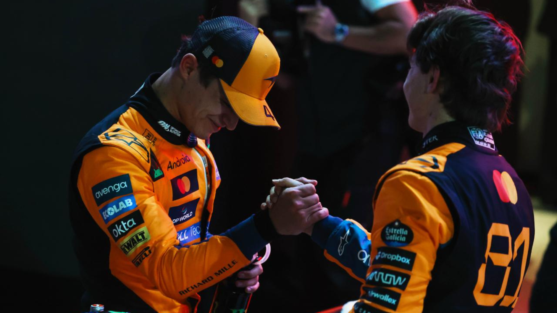 Lando Norris Oscar Piastri McLaren 2025