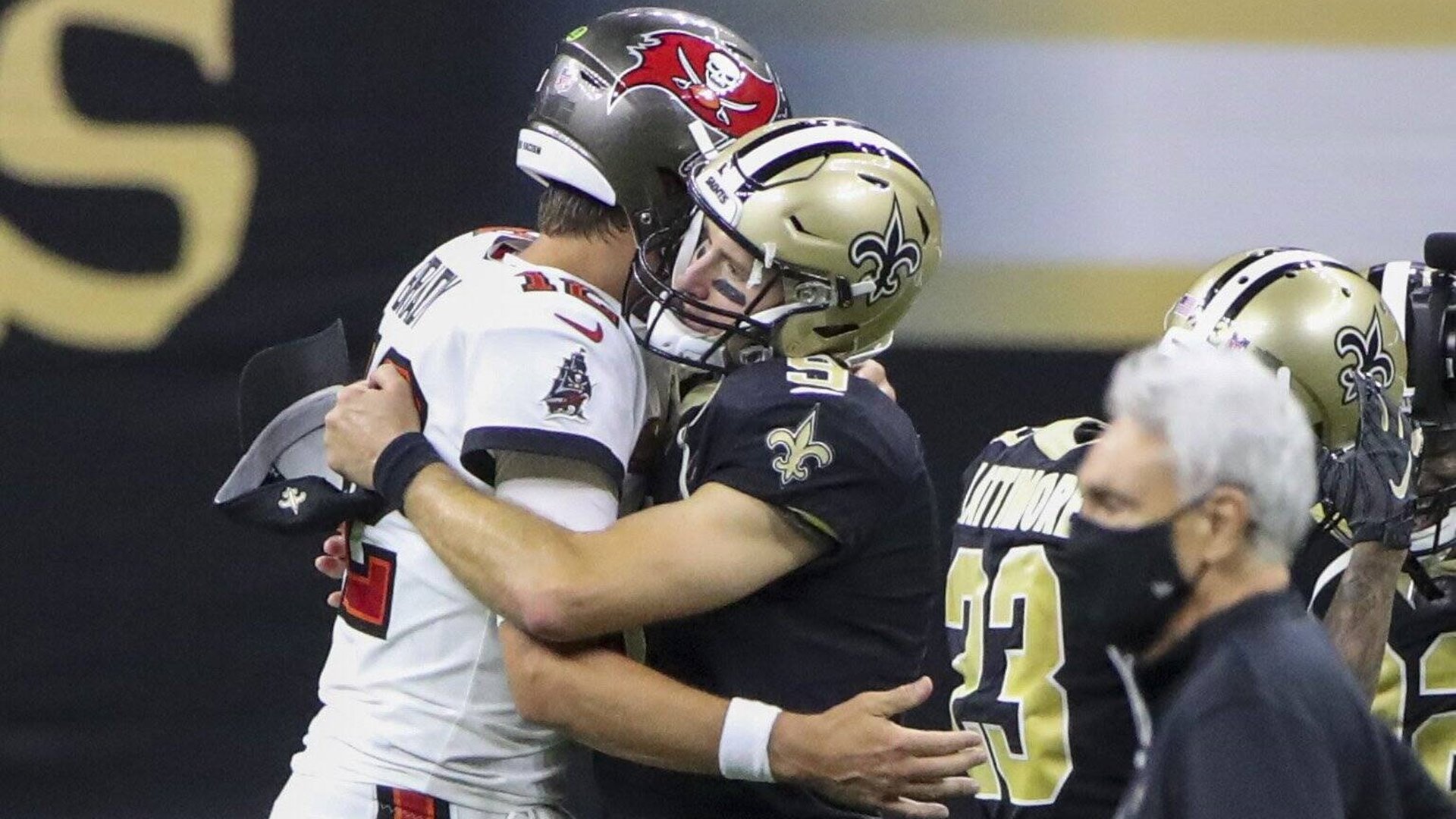 NFL, Drew Brees, Tom Brady, Tampa Bay Buccaneers, New Orleans Saints