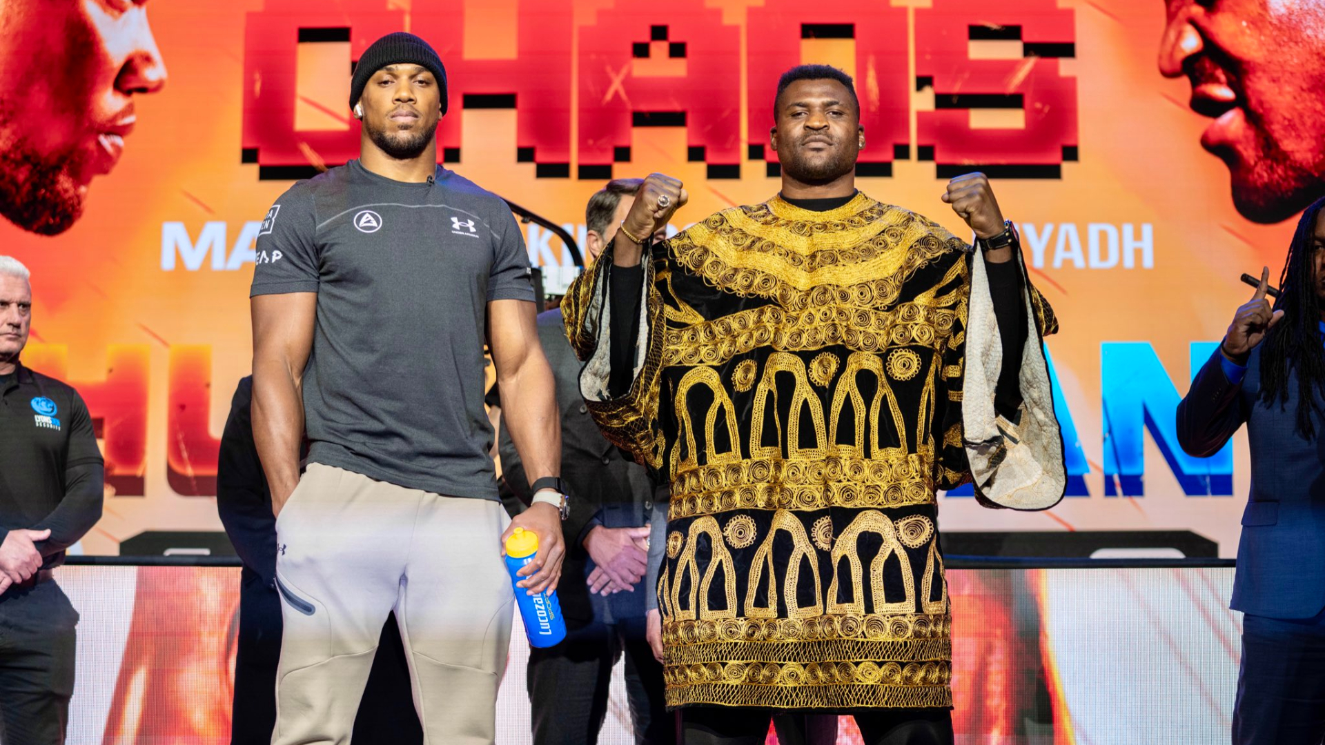 Francis Ngannou Anthony Joshua