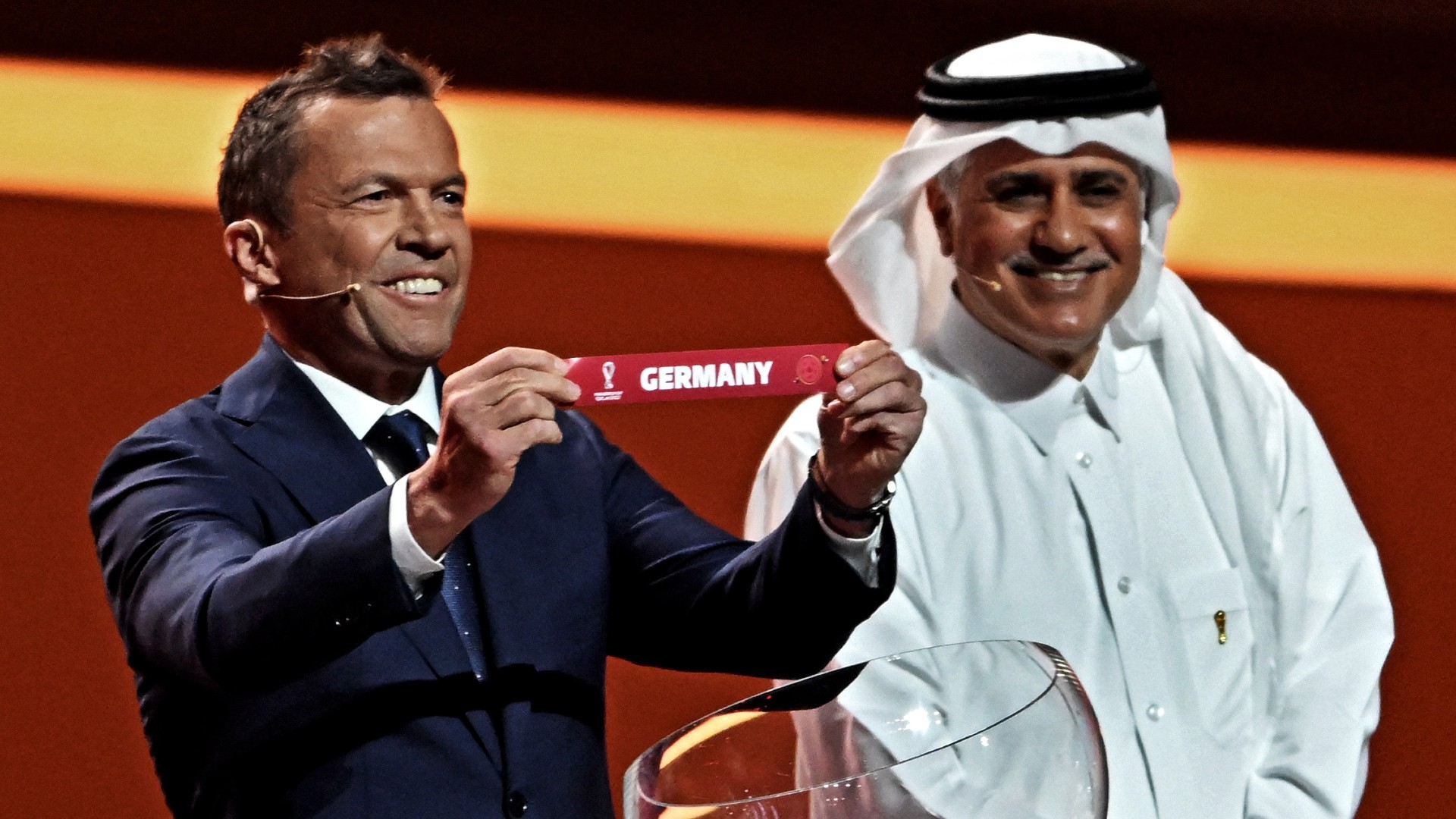 2022-04-01-Lothar Matthaus-World Cup in Qatar at the Doha Exhibition and Convention Center