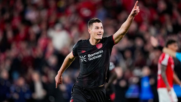 Patrik Schick Bayer Leverkusen UEFA Champions League 05112025
