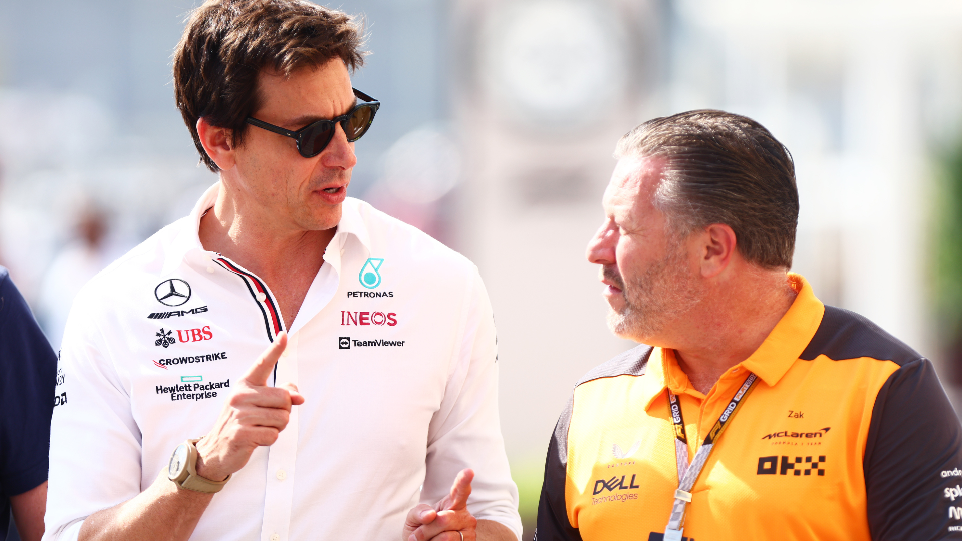 Toto Wolff Zak Brown