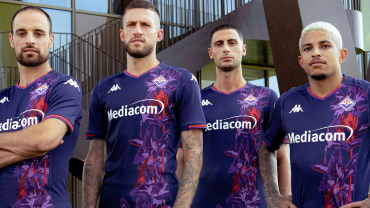Terza maglia Fiorentina 2023-2024, DAZN News Italia