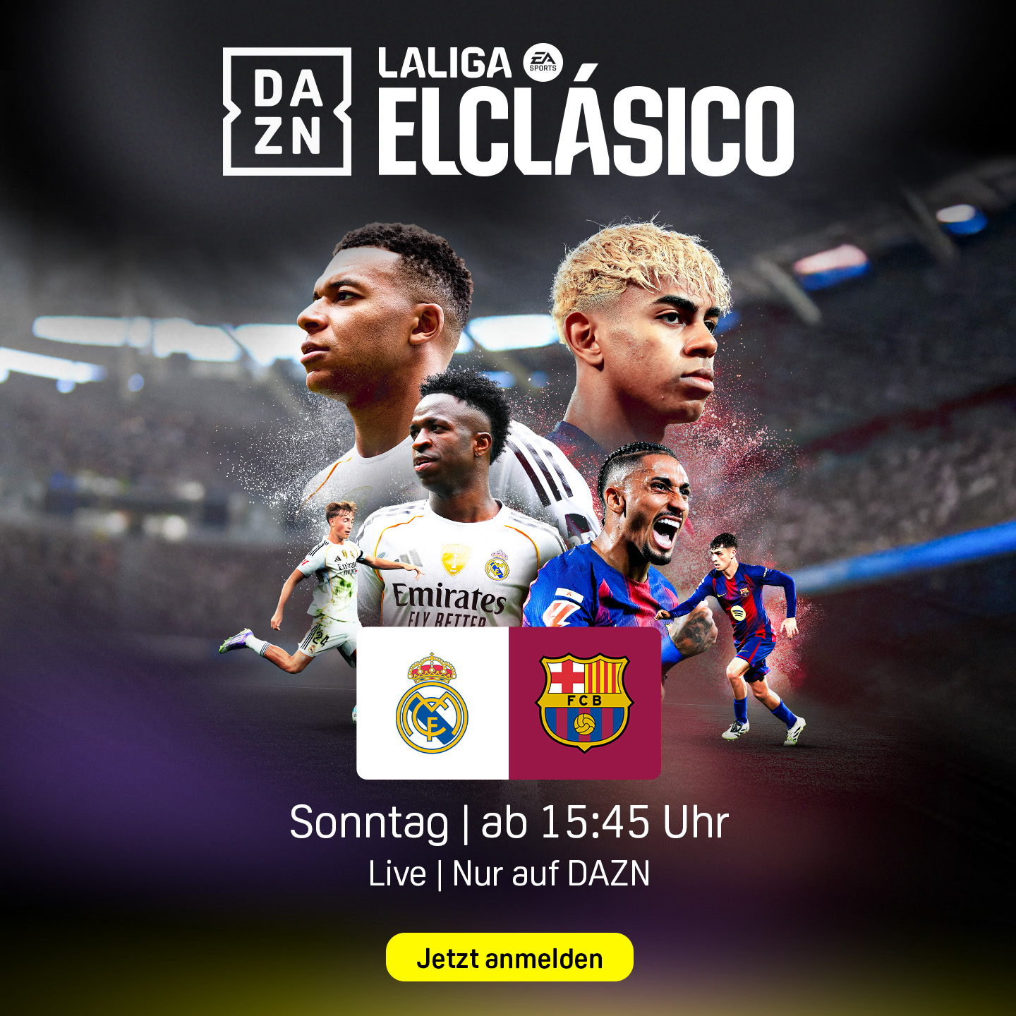 Clasico Real Madrid FC Barcelona LaLiga Banner