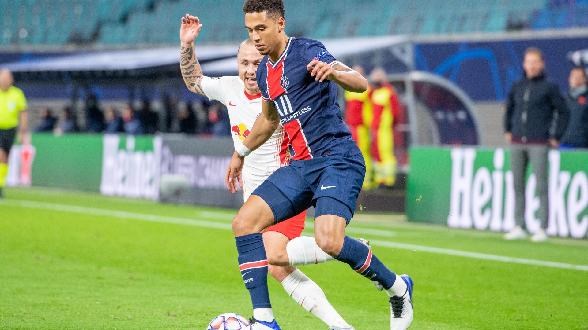 ONLY GERMANY RB Leipzig vs. PSG Champions League Angelino Thilo Kehrer 05112020