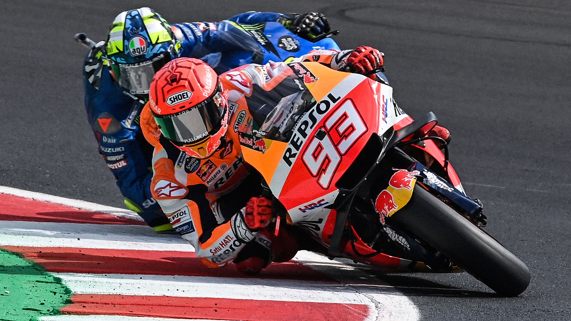 Marc Márquez Joan Mir GP San Marino MotoGP 2021