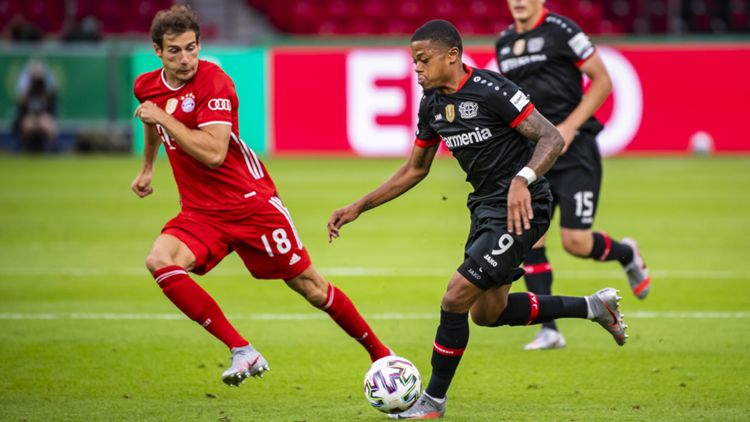 ONLY GERMANY DFB Pokal Finale Bayer Leverkusen Bayern München Leon Goretzka Leon Bailey 04042020