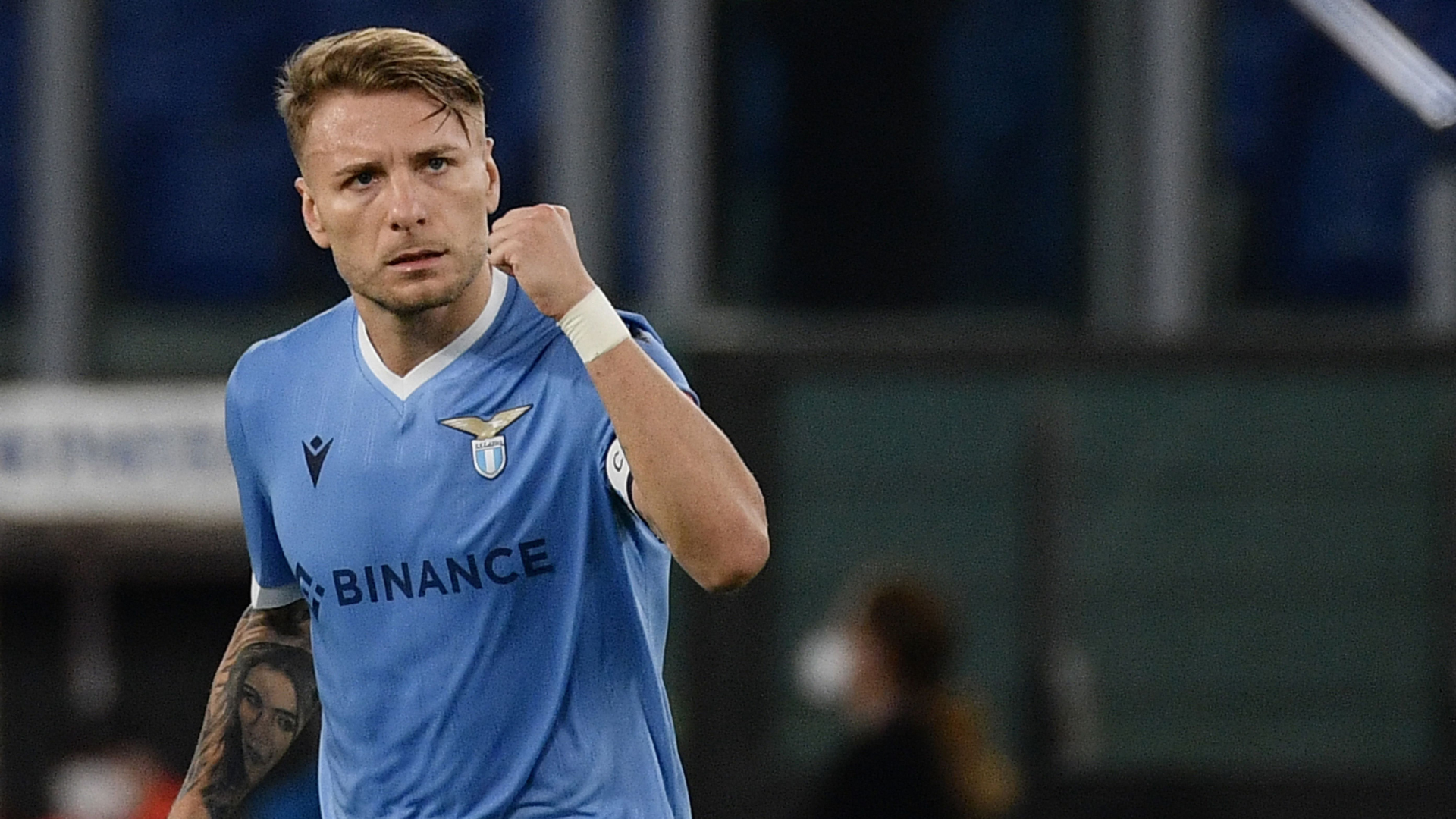 L'esultanza di Ciro Immobile