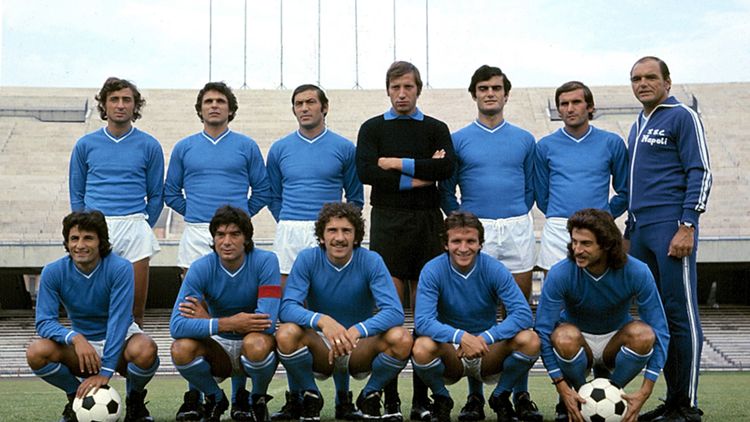 Una formazione del Napoli degli anni '70