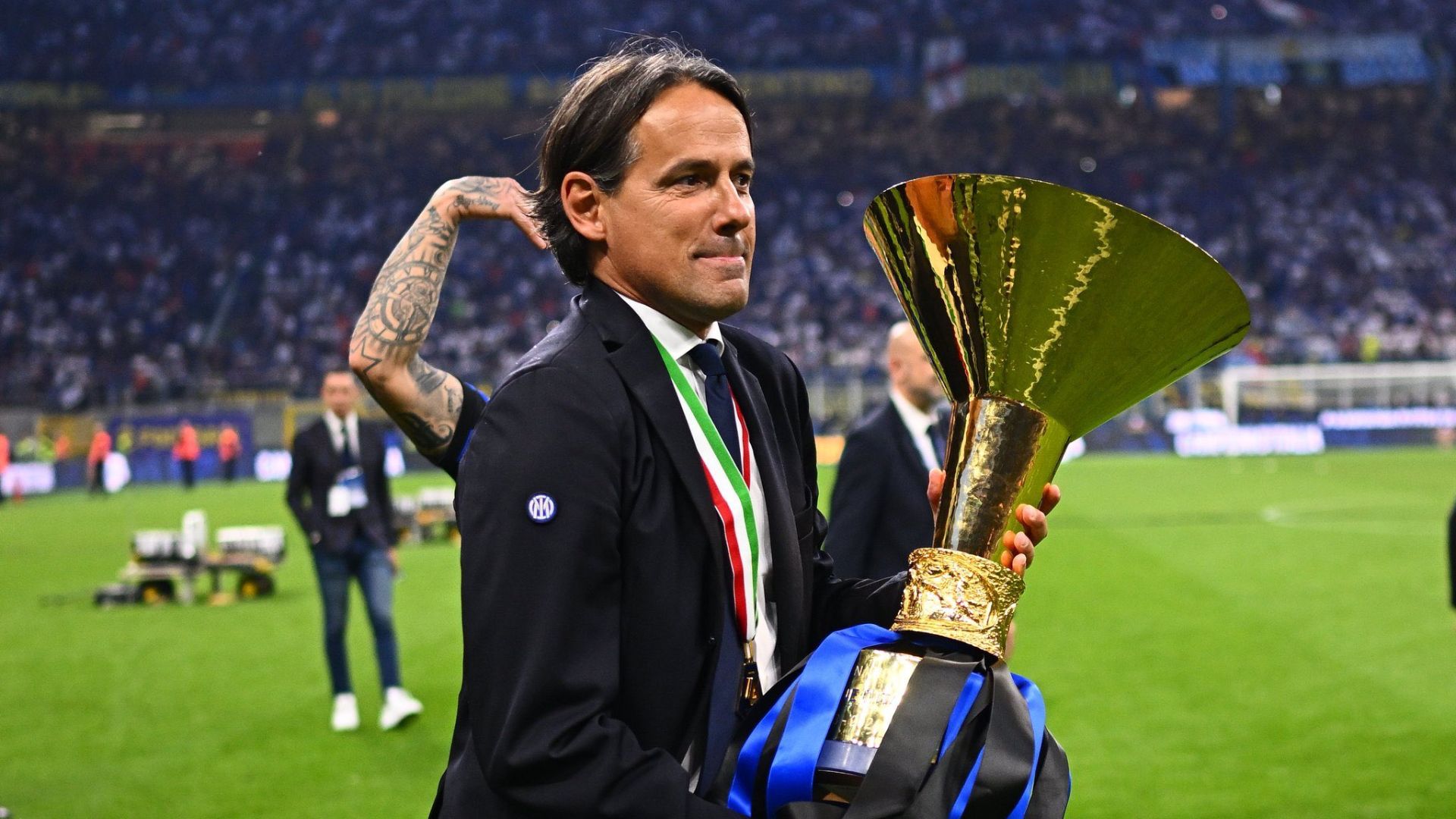 Inzaghi celebra la Coppa italia