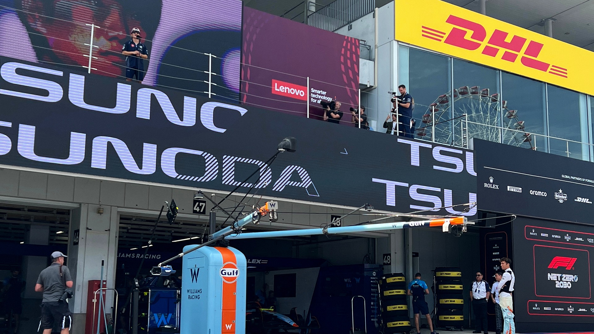 2023-10-04 Tsunoda Yuki Albon F1 Formula 1