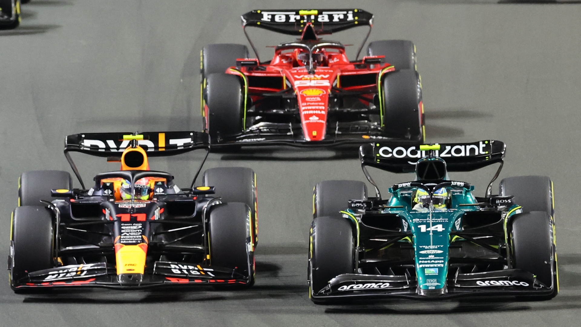 Fernando Alonso Checo Perez Arabia Saudi F1