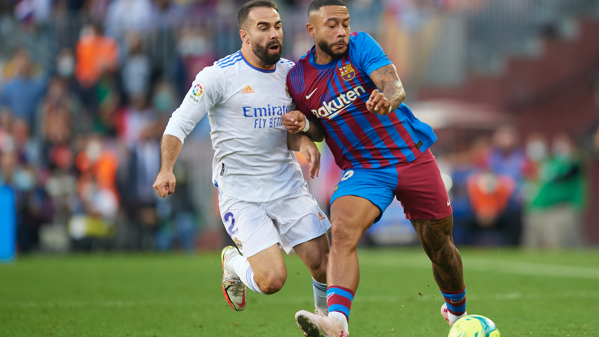 Memphis Depay Carvajal Real Barca 2021/22 Clasico