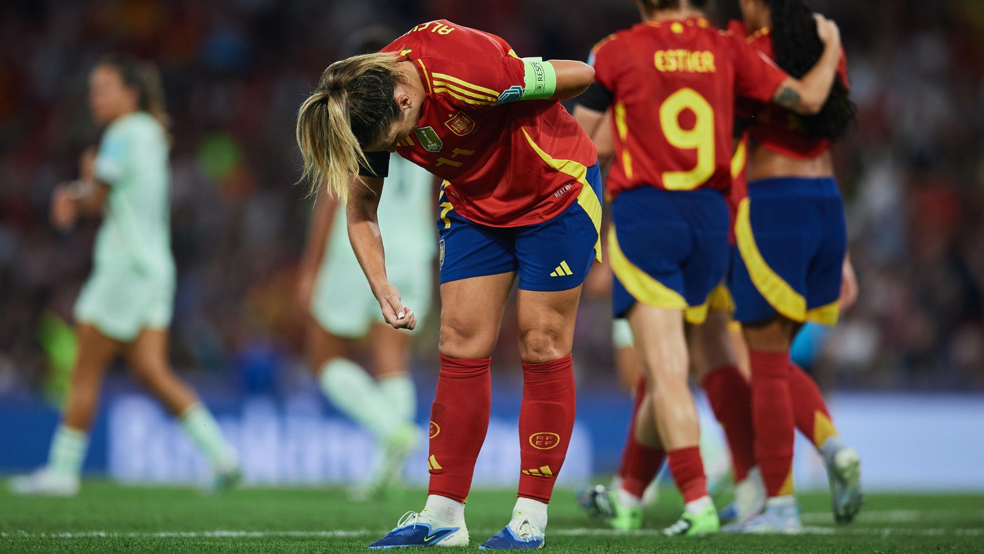 Alexia Putellas, celebración, España, Eurocopa