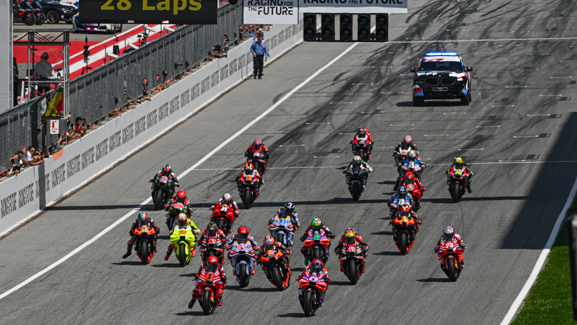 Salida MotoGP Austria