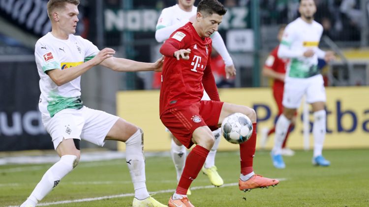 ONLY GERMANY Borussia Mönchengladbach Bayern München Bundesliga Matthias Ginter Robert Lewandowski 07122019