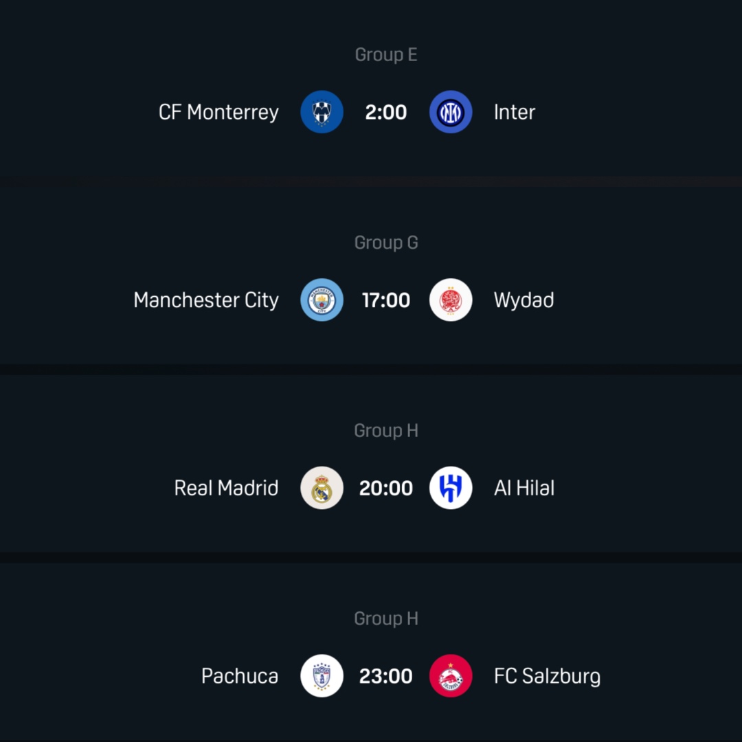 June 18 Club World Cup