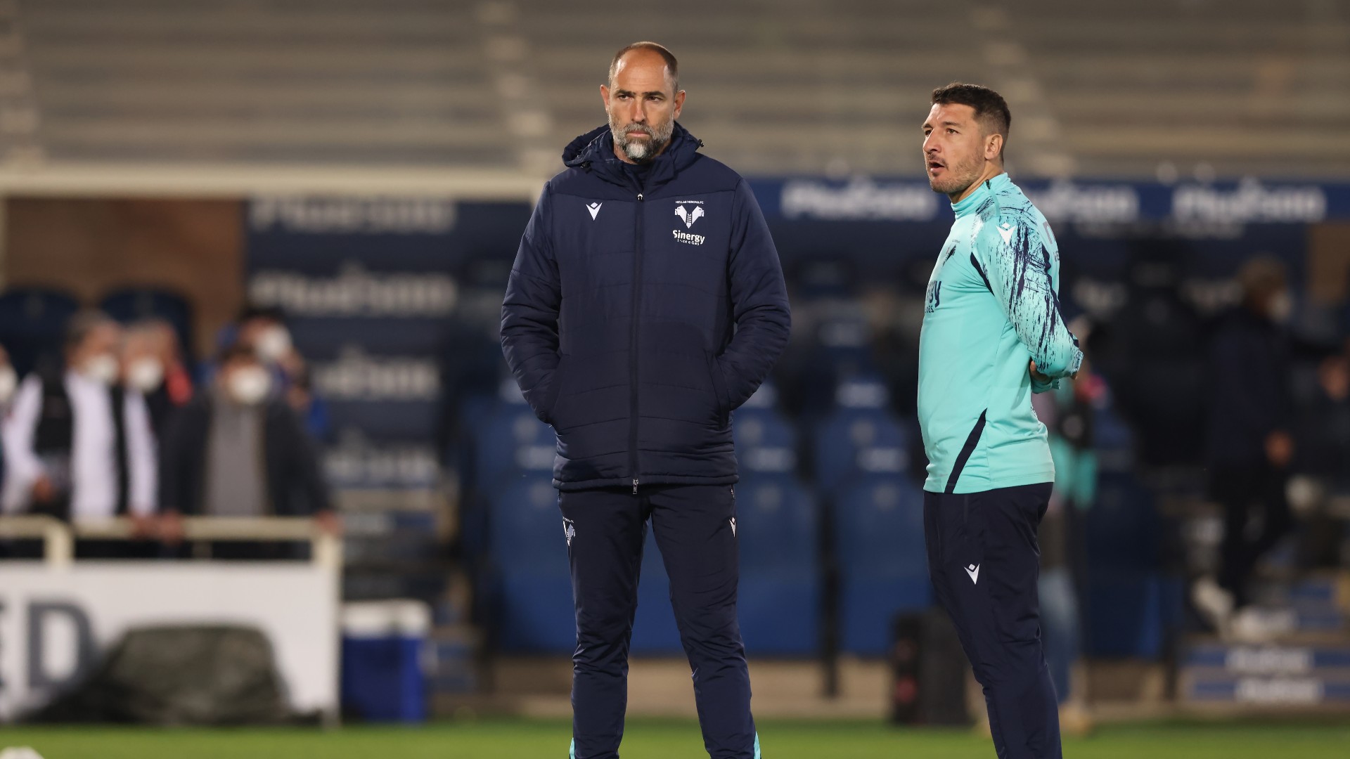 Tudor e Bocchetti, allenatori Hellas Verona, 2021-2022, DAZN Italia