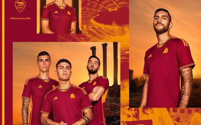 Nuova maglia Roma 2023-2024 Home Kit adidas