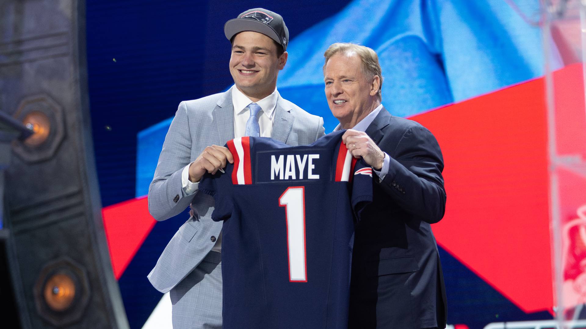 Drake Maye New England Patriots Draft 2024