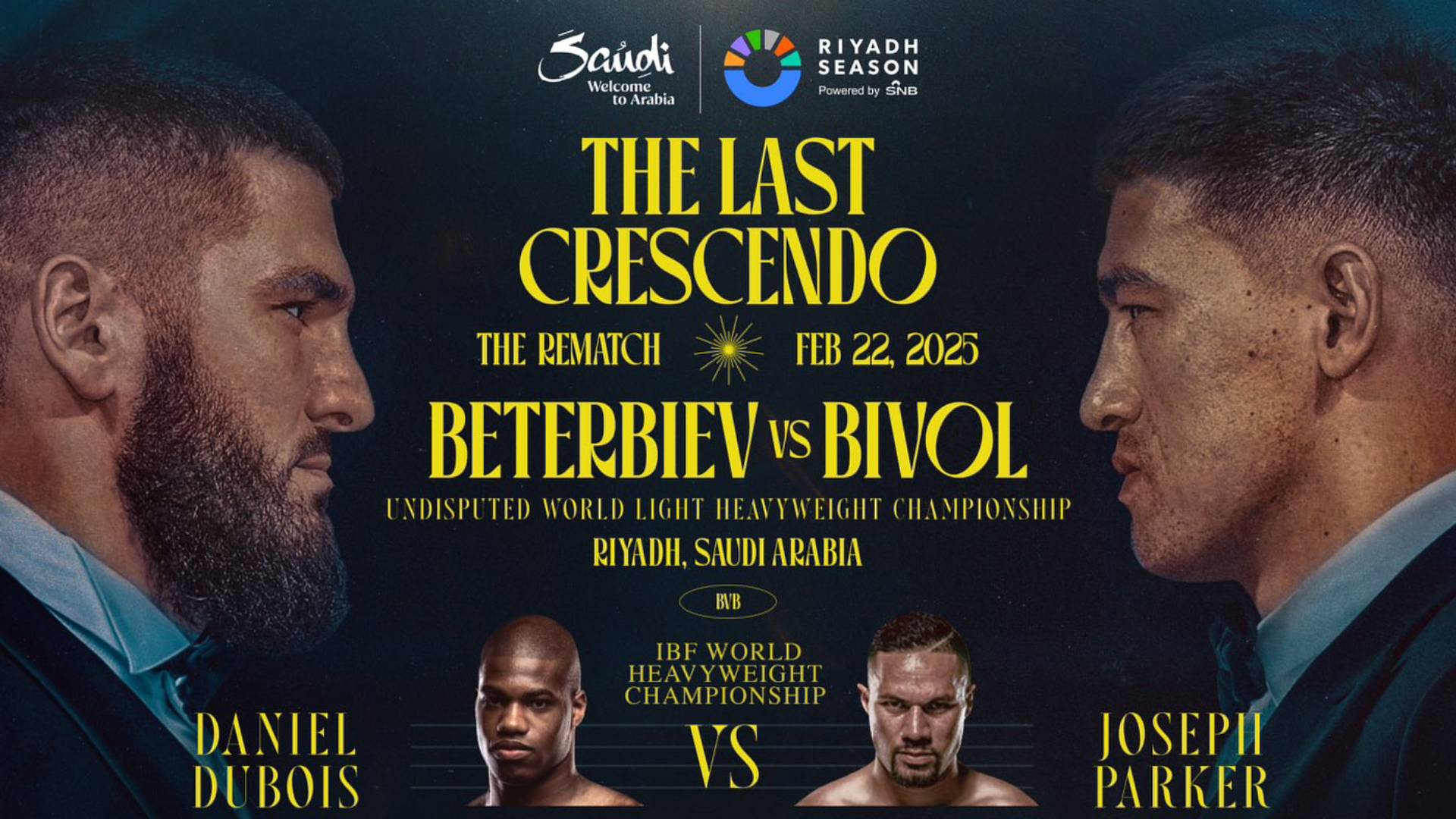 Beterbiev vs Bivol 2 / Dubois vs Parker