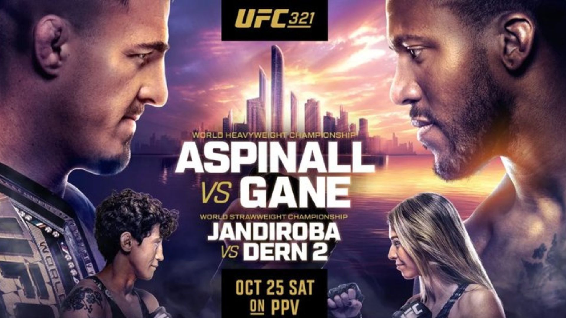 UFC 321: Tom Aspinall vs Ciryl Gane