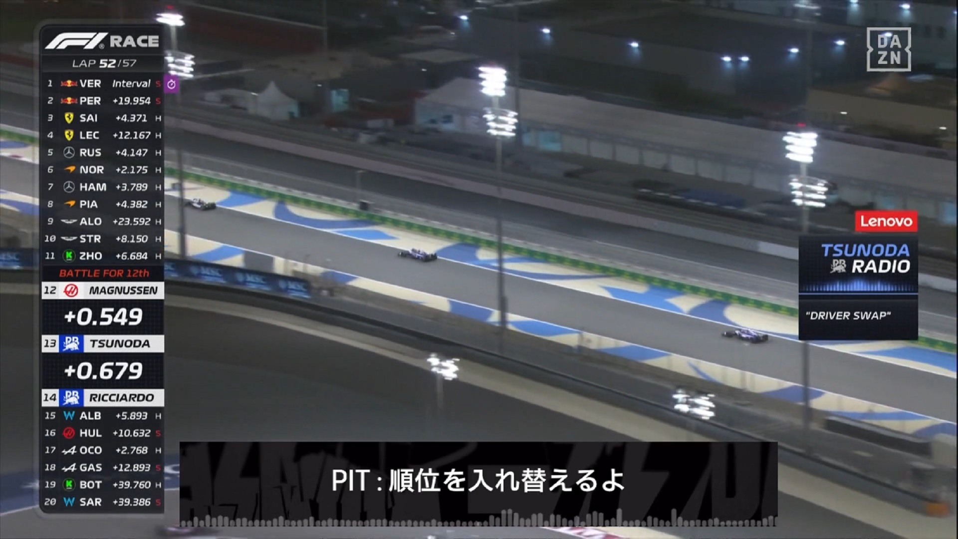 2024-03-07 Tsunoda Yuki Visa Cash App RB F1 Formula 1