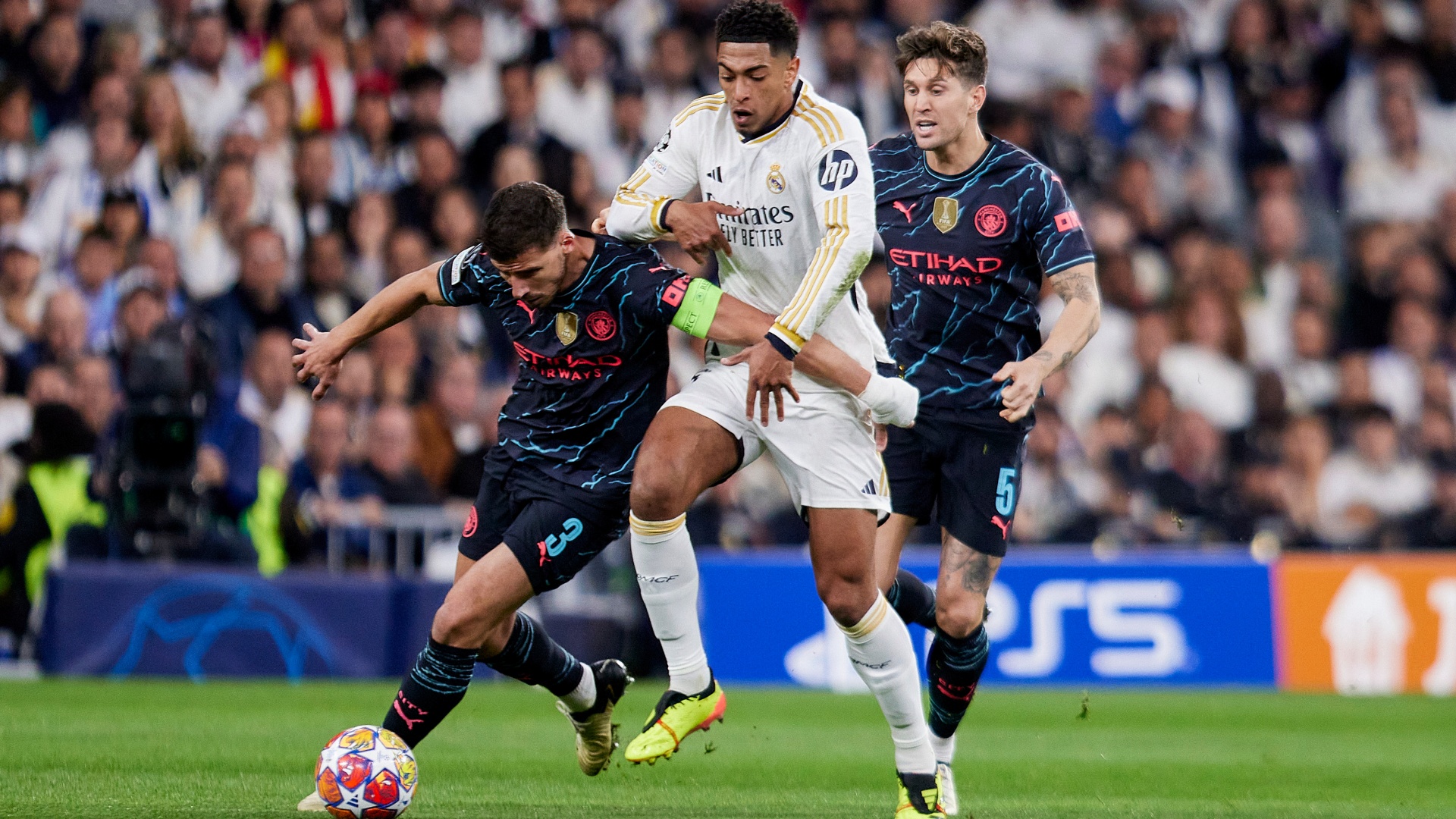 Real Madrid Manchester City Ruben Dias Jude Bellingham 09042024