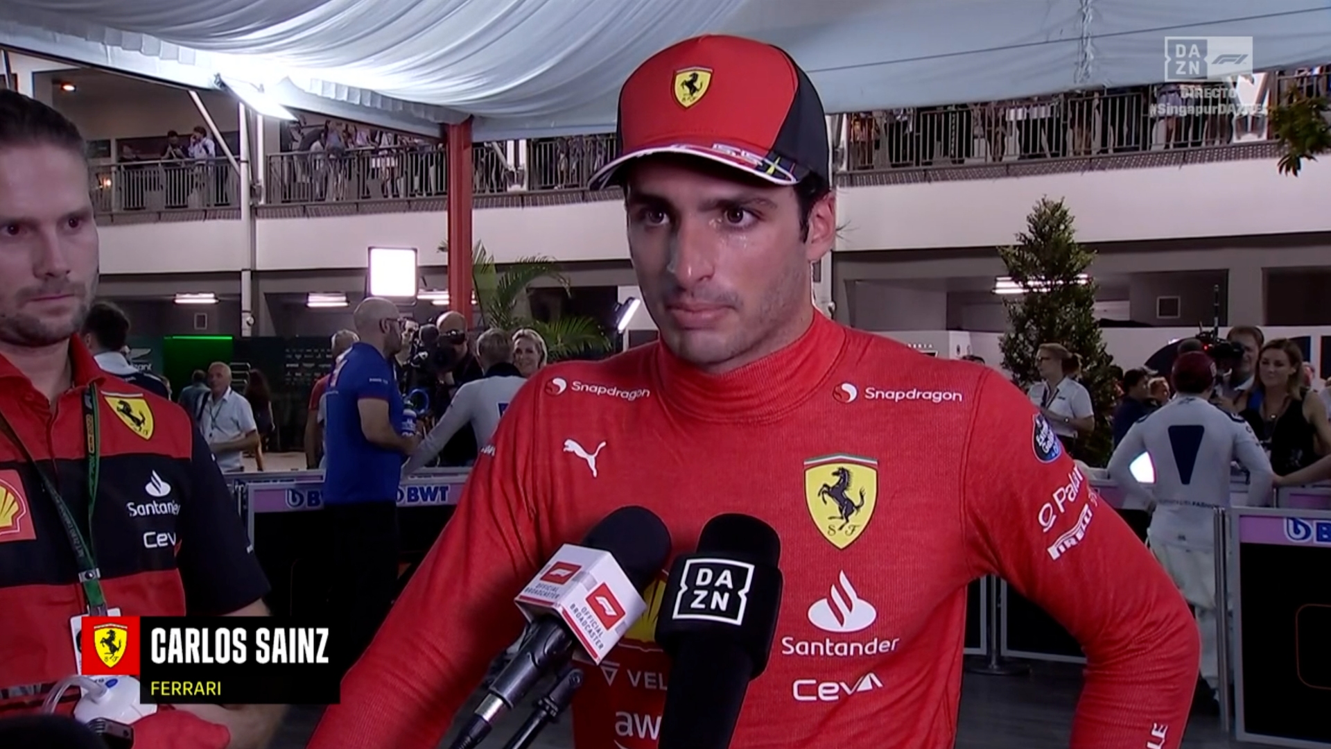 Carlos Sainz, GP Singapur, Marina Bay, Ferrari, F1