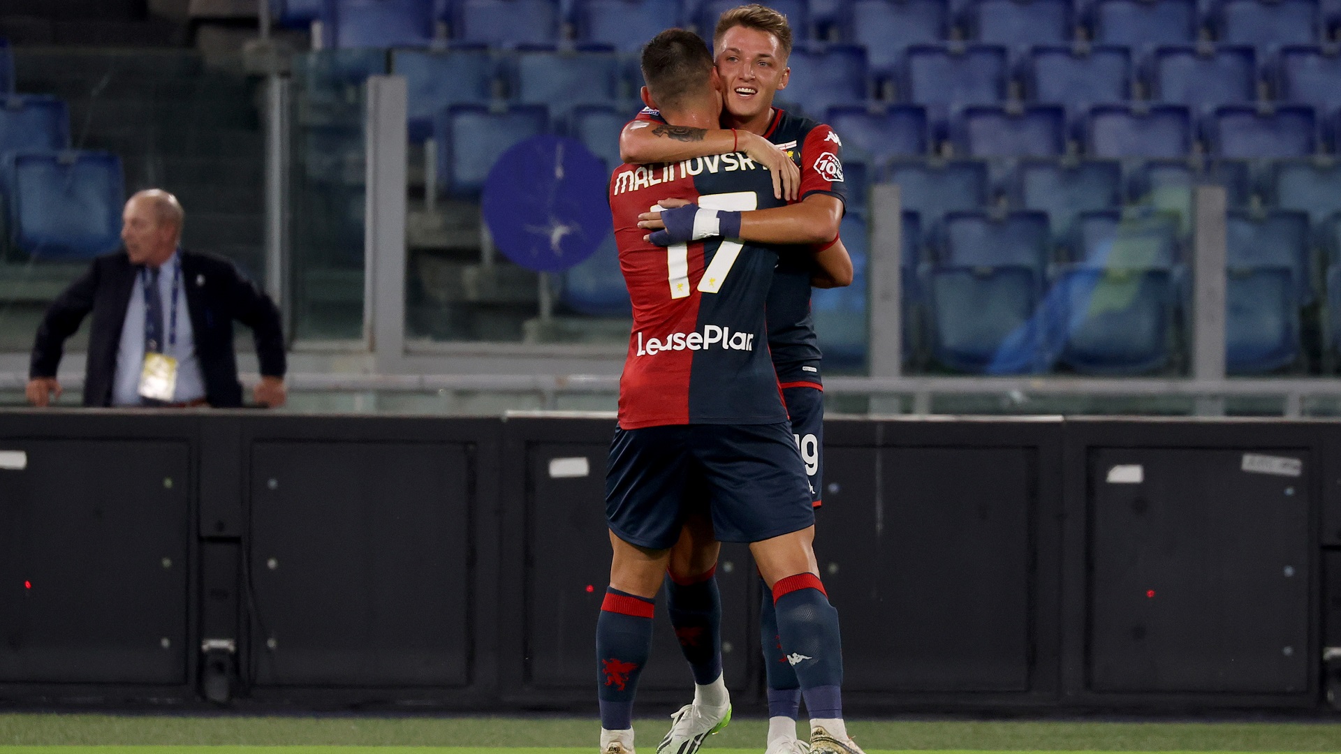 Retegui festeggia il gol alla Lazio