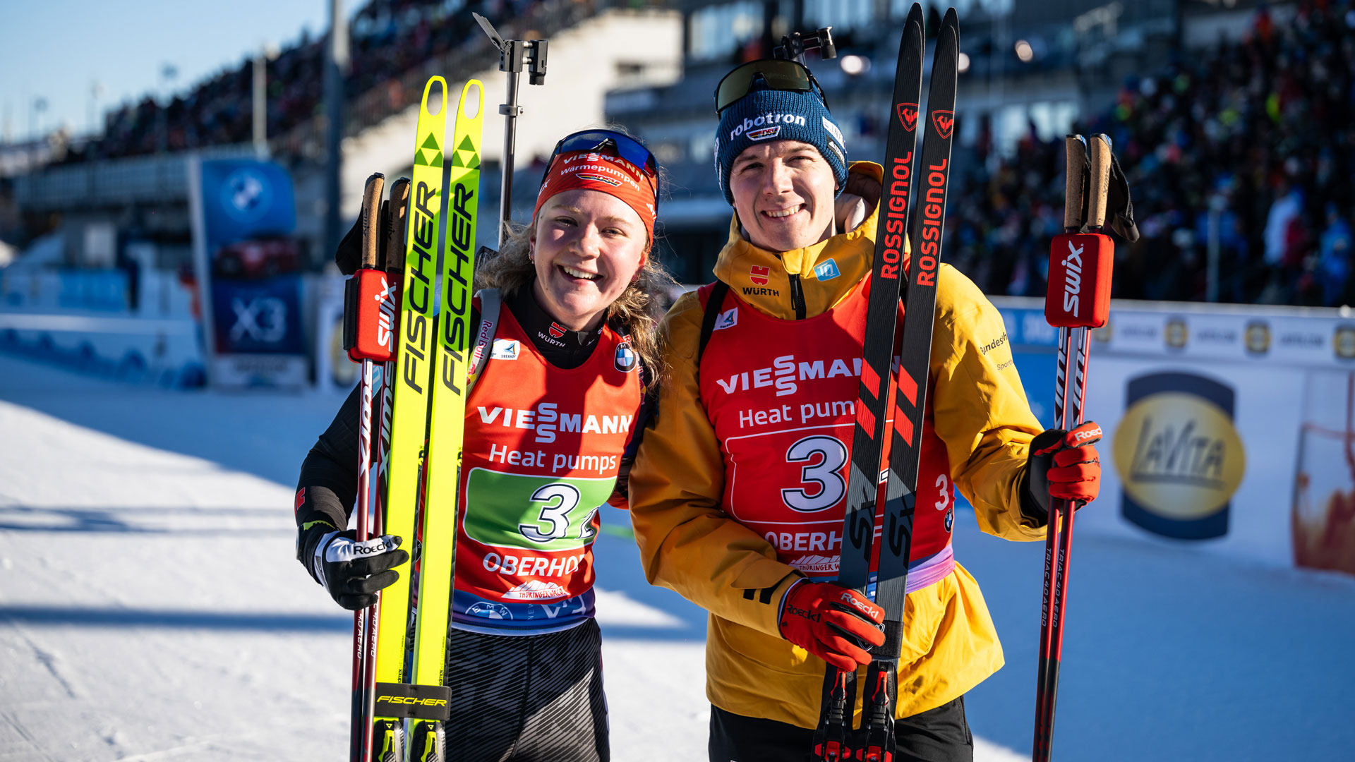 Biathlon Single-Mixed-Staffel Selina Grotian Justus Strelow Oberhof 12012025