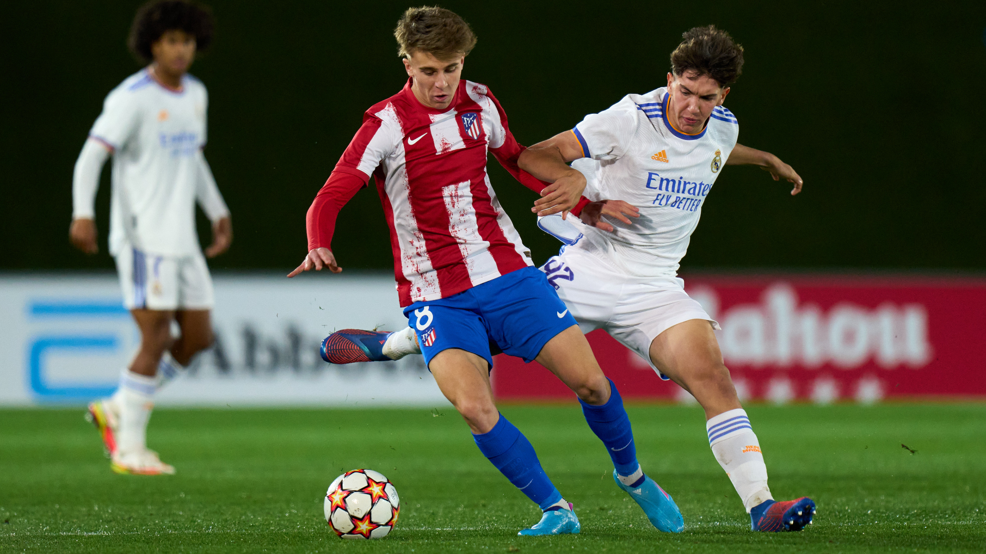 Pablo Barrios, Atlético de Madrid, Real Madrid, UEFA Youth League