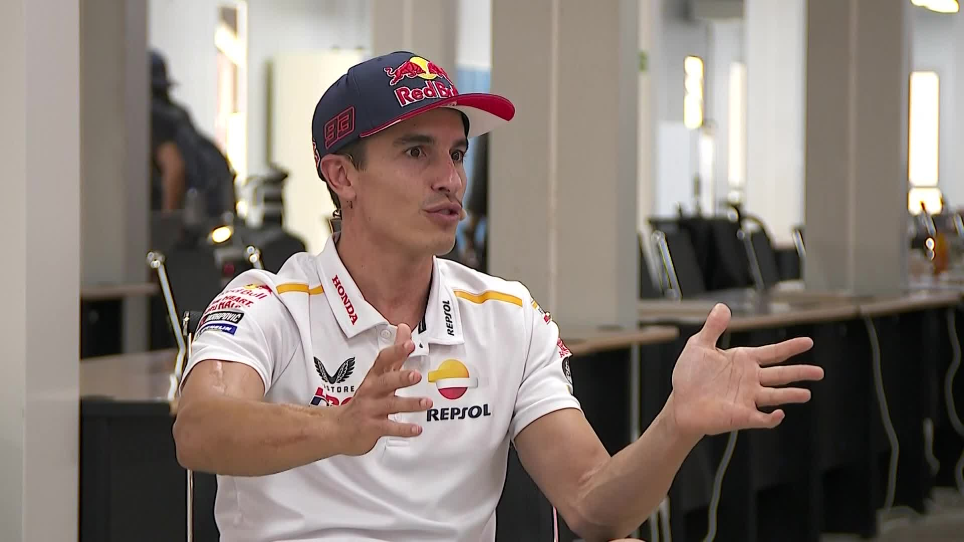 Marc Márquez con Izaskun