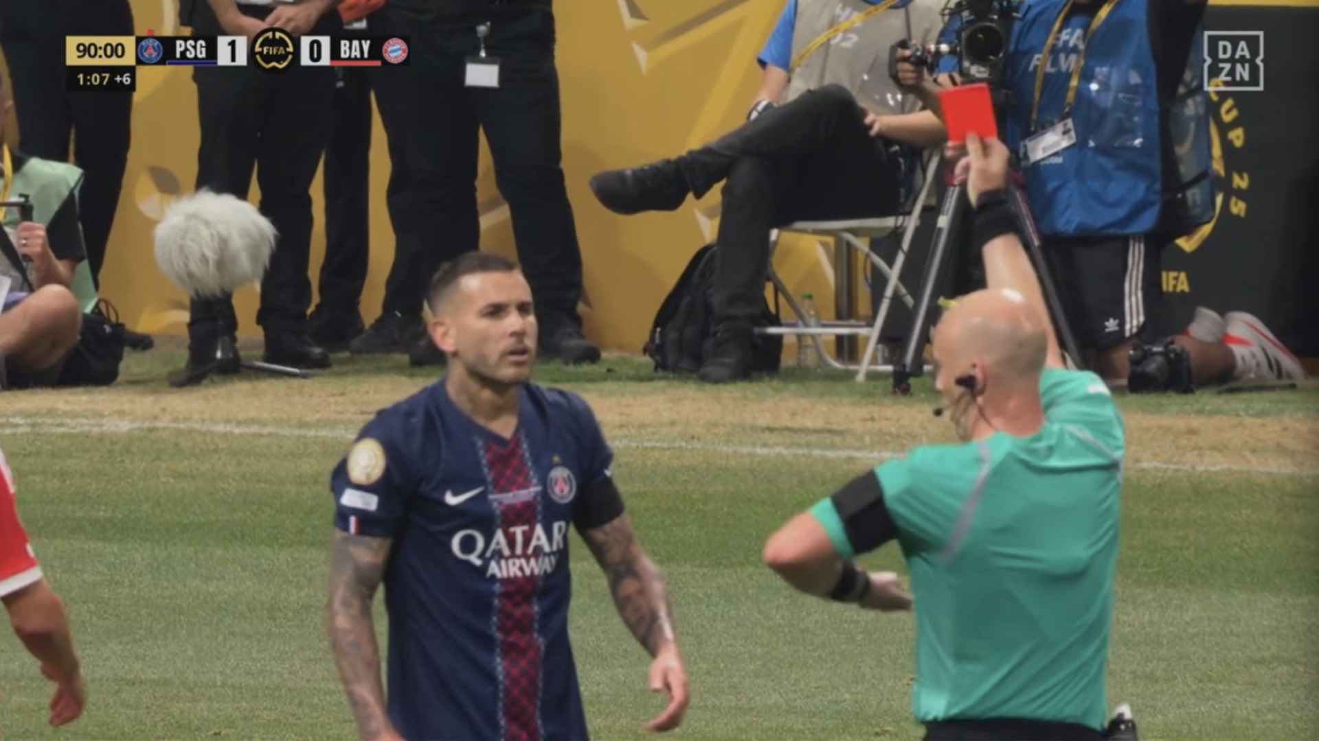 Expulsión Lucas PSG