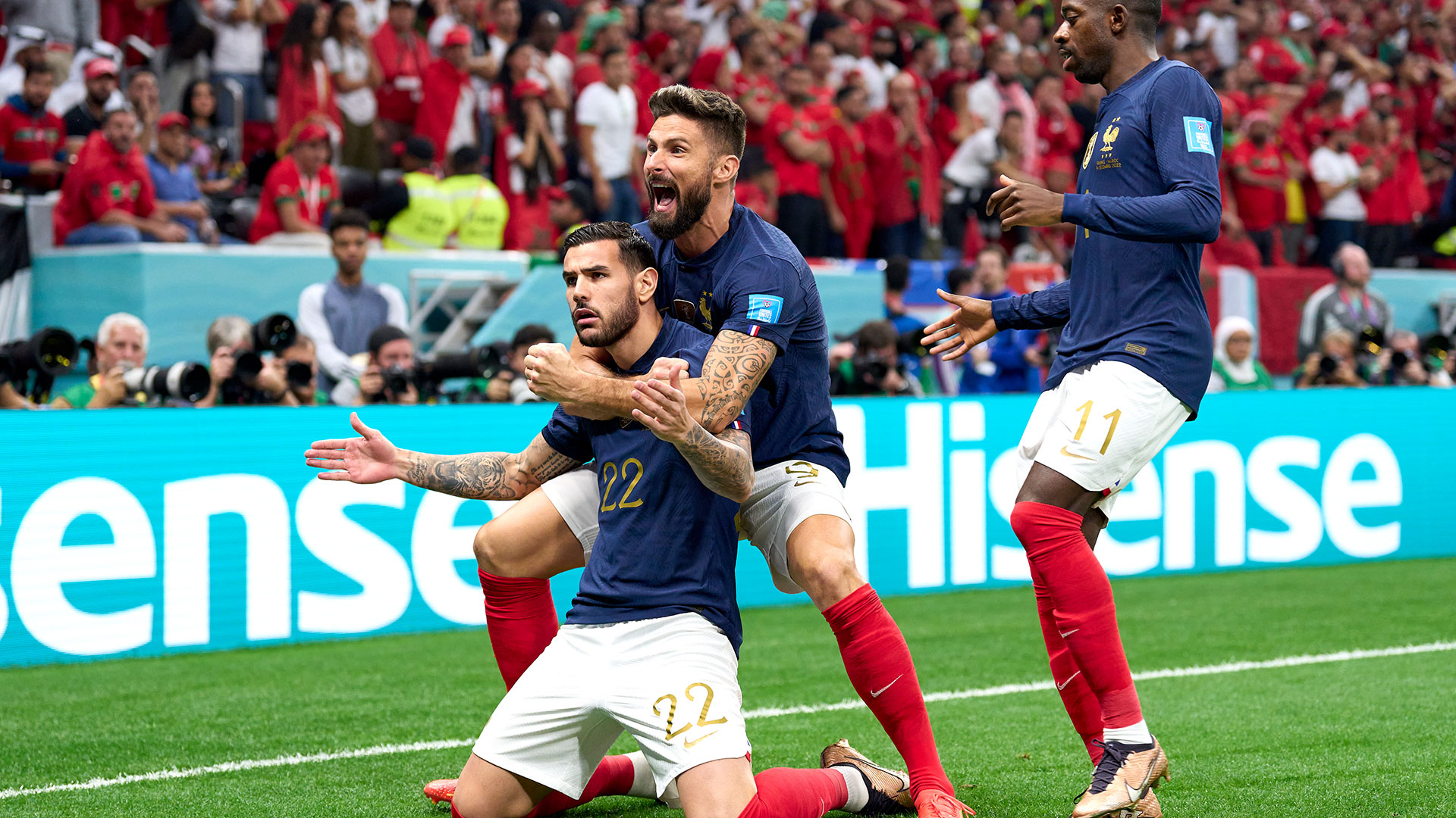 Frankreich Theo Hernandez WM 2022 Weltmeisterschaft 14122022