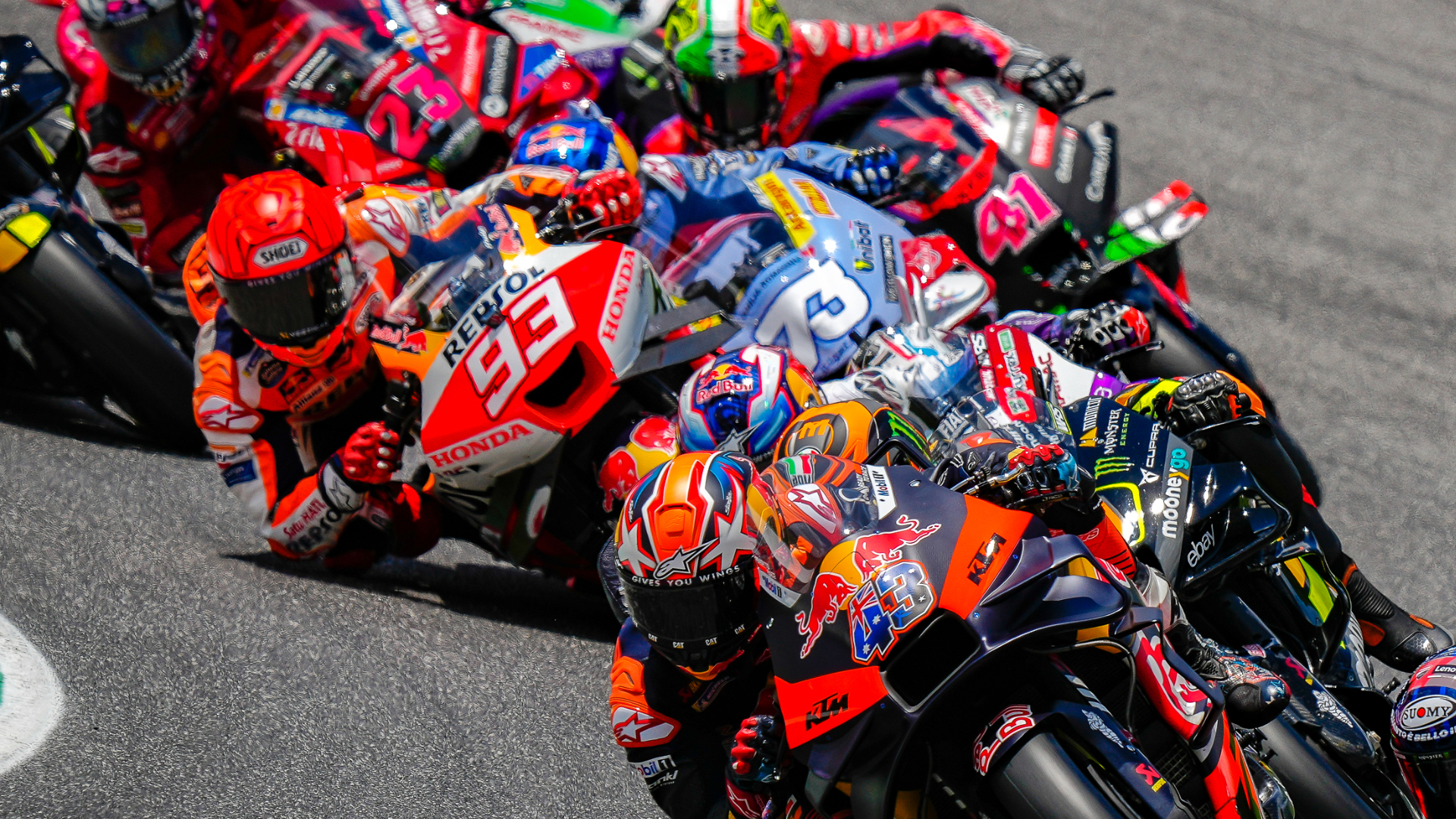 Marc Márquez, Álex Márquez, Jack Miller, MotoGP 2023