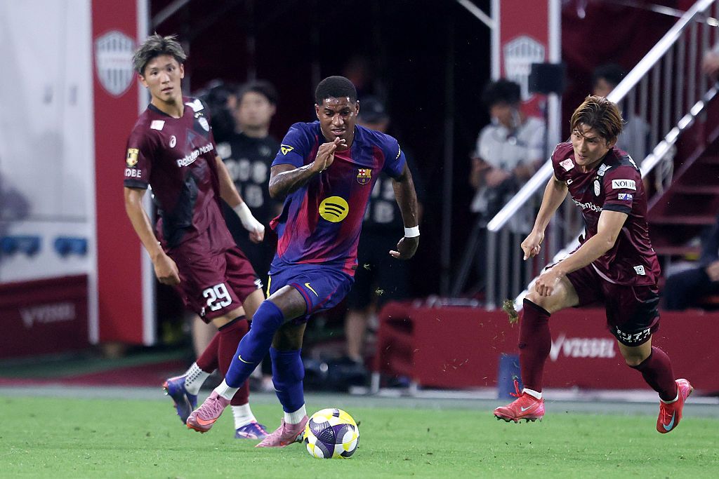 Rashford, FC Barcelona vs Vissel Kobe, 2025