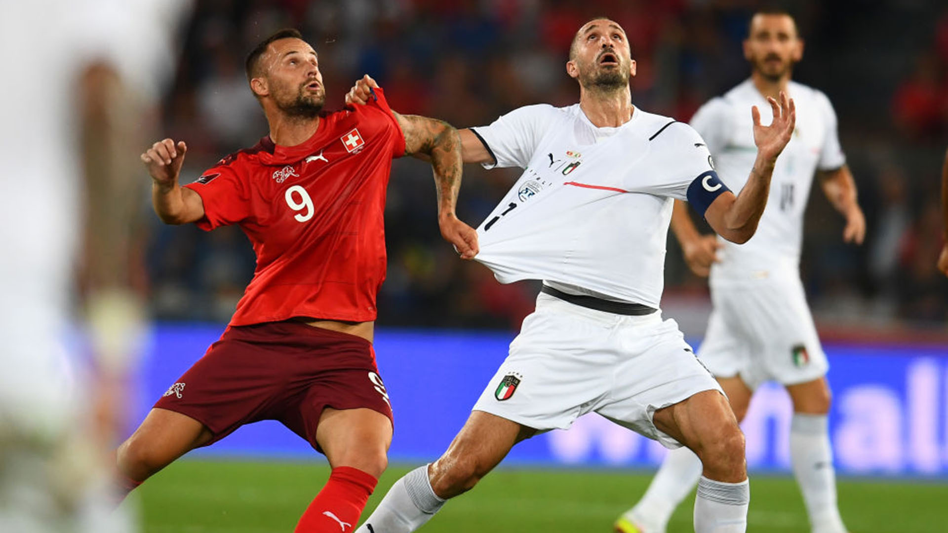 Haris Seferovic Giorgio Chielline Schweiz Italien 05092021