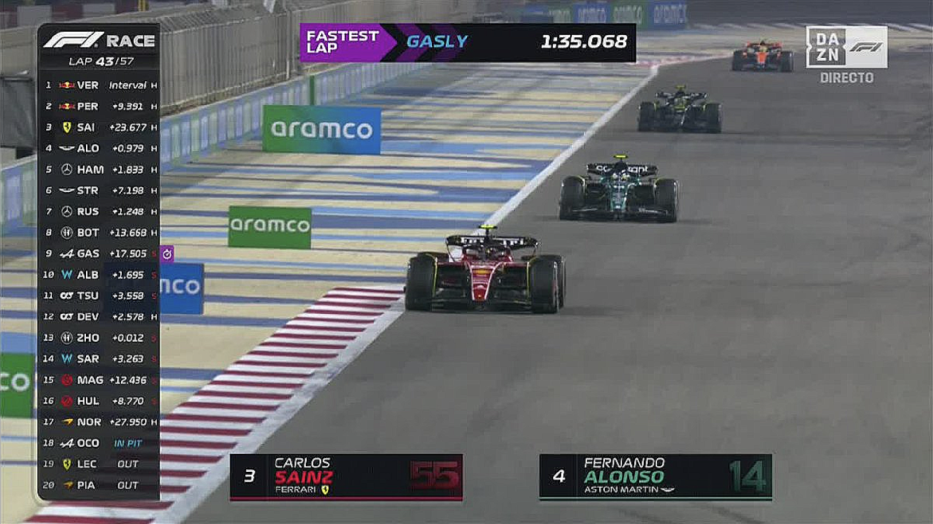 Fernando Alonso Carlos Sainz F1