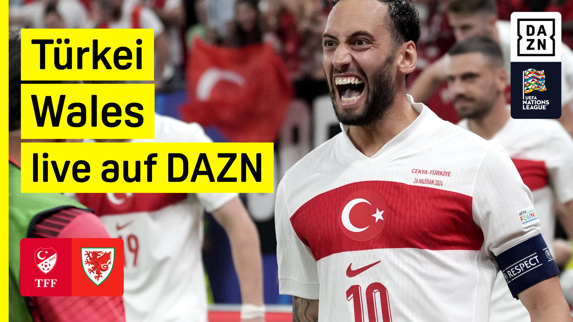 Türkei Wales UEFA Nations League DAZN Header