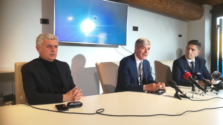 Trentalange e Rocchi, conferenza stampa Aia, 27 marzo 2022, DAZN Italia